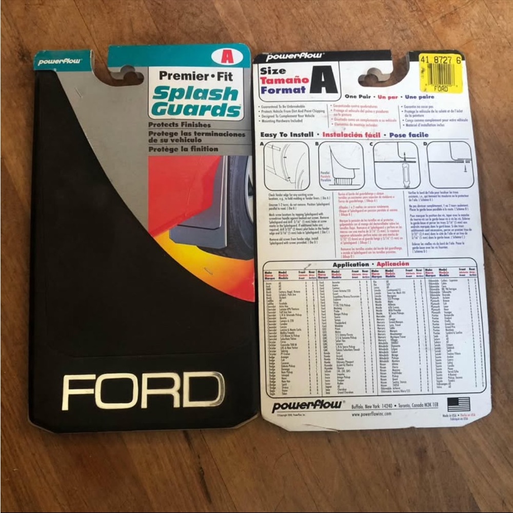 Ford Premier Fit Splash Guards